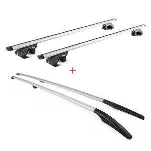 Subaru XV Crosstrek Roof Rack Roof Rail SET - Omac - Gray - '13-'17